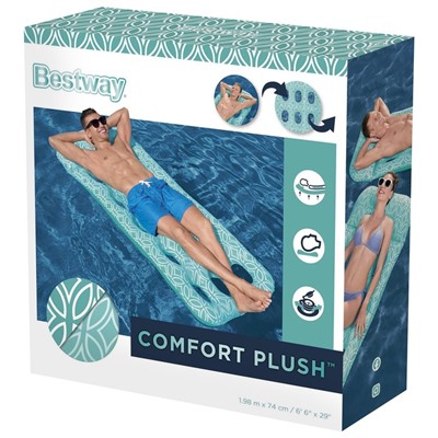 Матрас для плавания Comfort Plush, 198 х 74 см, 43550