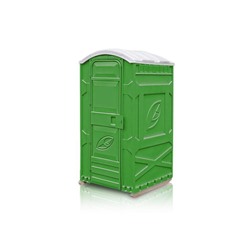 Туалетная кабина, разборная, 1.15 × 1.11 × 2.22 м, на выгребную яму, зелёная, «Дачник»