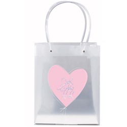 Пакет подарочный «Transparent love», big heart (22*21.5*10)