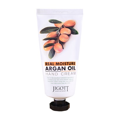 JIGOTT Крем для рук МАСЛО АРГАНЫ Real Moisture ARGAN OIL Hand Cream, 100 мл