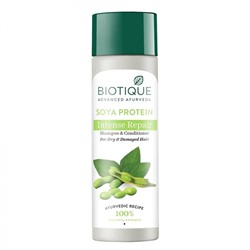 BIOTIQUE Soya Protein Intense Repair Shampoo Шампунь для волос "Интенсивное восстановление" с соевым протеином 190мл