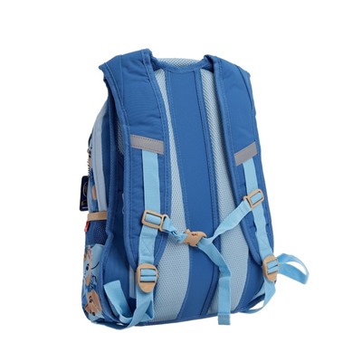 Рюкзак молодёжный Across Merlin, 43 х 29 х 15 см, эргономичная спинка, синий, коричневый, голубой
