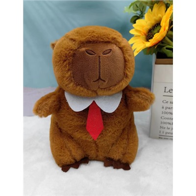 Мягкая игрушка "Capybara business", brown, 22 см