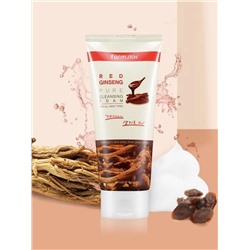 FARMSTAY - ПЕНКА ДЛЯ ЛИЦА RED GINSENG PURE CLEANSING FOAM, 180 ML