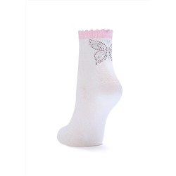 LARMINI Носки LR-S-158301-02, цвет белый/розовый