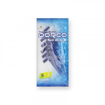 Одноразовые станки Dorco TD-705-6P(5+1шт)