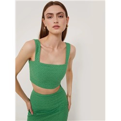 Топ на бретелях  цвет: Зеленый B2782/lafaet | купить в интернет-магазине женской одежды EMKA