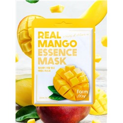 FARMSTAY - МАСКА ТКАНЕВАЯ ДЛЯ ЛИЦА С ЭКСТРАКТОМ МАНГО REAL MANGO ESSENCE MASK, 23 ML