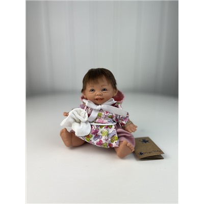 Кукла "Джестито" , девочка,  в розовом, 18 см, арт.149-2
