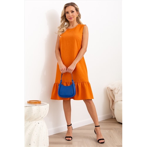 Платье Сью №22 Размер 50, Цвет оранжевый