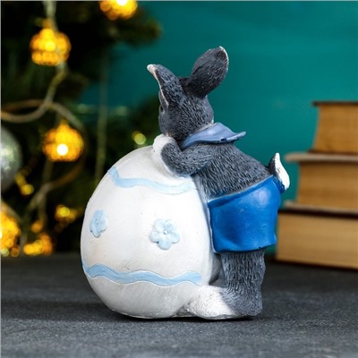 Фигура "Кролик мальчик с шаром" 13х11см