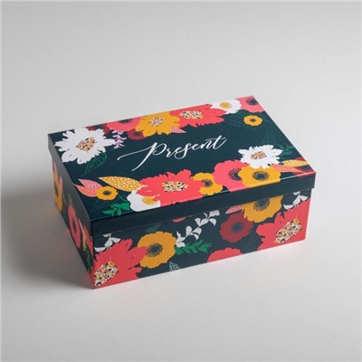 Набор подарочных коробок 3 в 1 «Цветочный», 26 × 17 × 10‒32.5 × 20 × 12.5 см