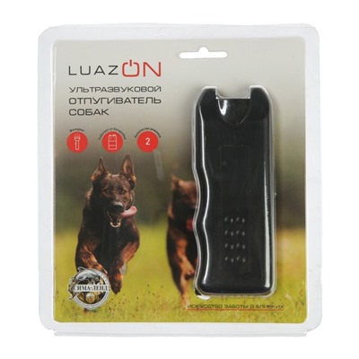 Отпугиватель собак LuazON LRI-09, ультразвуковой, питание от "Кроны" (в комплекте)