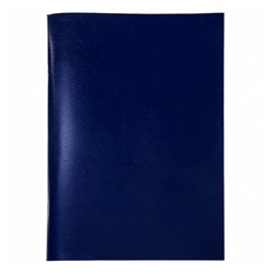 Тетрадь А4, 96 листов клетка Синий,обложка бумвинил, блок 60 г/м2