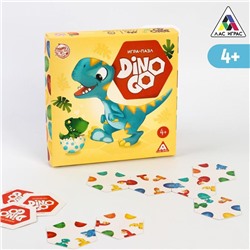 Настольная игра-пазлы «Dino Go», 61 тайл, 4+