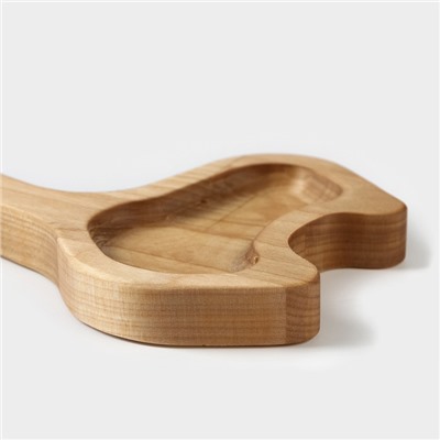 Менажница - тарелка деревянная Adelica «Жираф», 20,5×11,5×1,8 см, берёза