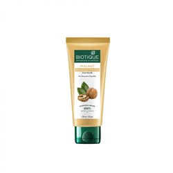 BIOTIQUE Walnut exfoliating &amp; polishing face scrub tube Очищающий скраб для лица с маслом грецкого ореха 50г