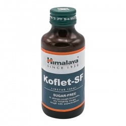 HIMALAYA Koflet-SF Кофлет сироп для устранения симптомов при кашле и боли в горле 100мл