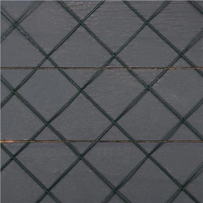 Сетка сварная с ПВХ покрытием 1,5 х 10 м, ячейка 50 х 50 мм, d=2,2 мм, металл, зеленая