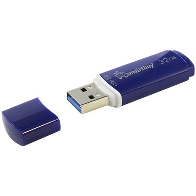 Память Smart Buy "Crown"  32GB, USB 3.0 Flash Drive, синий