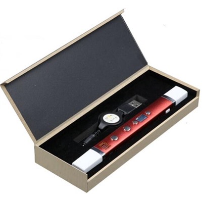 3D ручка Myriwell-3 RP100С с дисплеем, красный металлик
