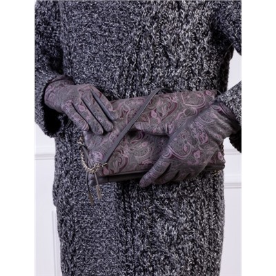 Перчатки женские ш+каш. IS00156 paisley grey