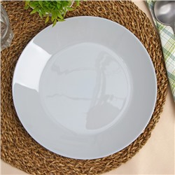 Тарелка плоская Lillie Granit, d=25 см, цвет серый