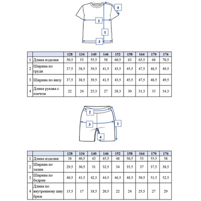 Комплект для мальчика: футболка, шорты