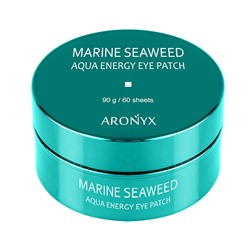 ARONYX Гидрогелевые патчи для глаз с экстрактом морских водорослей аква энерджи (60*90г)