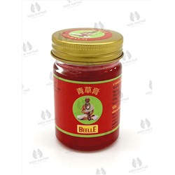 Тайский бальзам для массажа Mho Shee Woke красный с травами, 50 гр