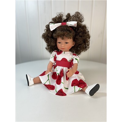 Кукла Селия, в платье "Спелая вишня", 34 см, арт. 22319K68