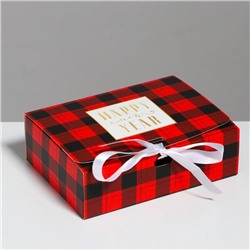 Складная коробка подарочная «Новый год», 16.5 × 12.5 × 5 см