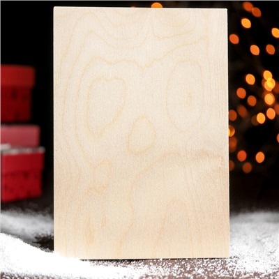 Доска разделочная Доляна «С Новым Годом! Снеговичок», 23×16 см