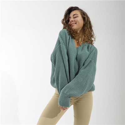Пуловер женский SL, 46-48, зелёный