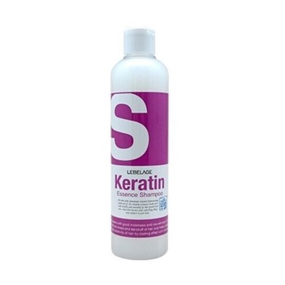 LEBELAGE Шампунь для поврежденных волос восстанавливающий КЕРАТИН Keratin Essence Shampoo, 300 мл