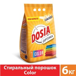 Стиральный порошок Dosia Optima Color, 6 кг