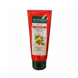 BIOTIQUE Bio fruit face pack Маска для лица на основе фруктовых соков 50г