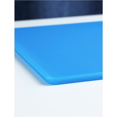 Доска профессиональная разделочная, 40×30 см, толщина 1,2 см, цвет синий