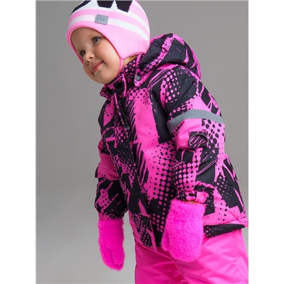 Комплект зимний для девочки: куртка, полукомбинезон
