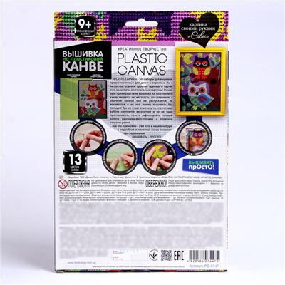 Набор креативного творчества «Вышивка на пластиковой канве» серия PLASTIC CANVAS