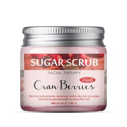 LUSTER Cranberry Sugar Scrub Сахарный скраб для лица с экстрактом клюквы 200мл