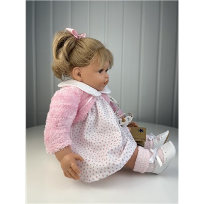 Кукла Сьюзи (озвученная), в светлом платье и розовой кофточке, 47 см , арт. 47012B