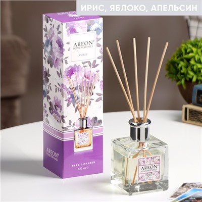 Ароматизатор для дома Areon Sticks Garden, ирис, яблоко, апельсин, 150 мл