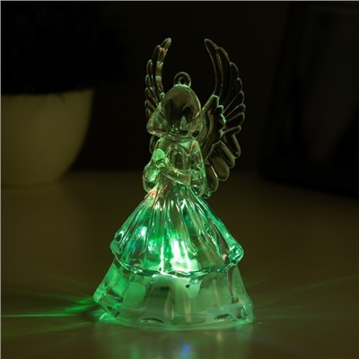 Ночник "Ангел" LED 1Вт RGB 3хLR44 прозрачный 5,5х6х11см