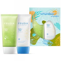 FRUDIA Набор солнцезащитных средств Виноград и эссенция в упаковке SPF50+/PA++++ (2*50г)