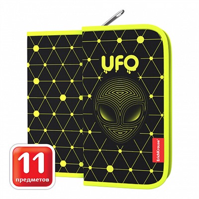 Пенал-книжка без наполнения ErichKrause® 110x205x25мм UFO