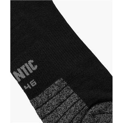 Мужские носки стандартной длины Atlantic, 1 пара в уп., хлопок, черные, MC-003