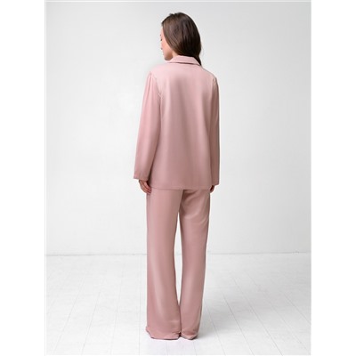 Женская пижама (ДЛ.рукав+брюки) "Индефини" (арт.4174TCC)