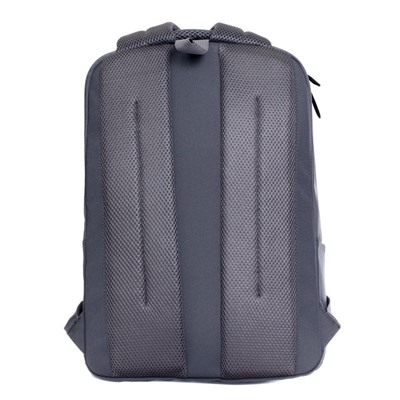 Рюкзак молодёжный Grizzly, 41.5 х 29 х 18 см, эргономичная спинка, отделение для ноутбука, серый