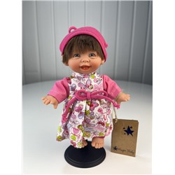 Кукла Джестито "Инфант", 18 см, в розовой шапке, смеется,  арт. 10000U-8